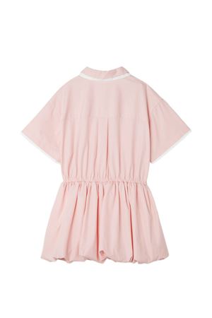 Abito baloon in popeline rosa FENDI KIDS | JFB865AEXZF1UL9